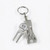 Metal Keychain with Laser Engraved Ram Logo 