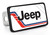 Jeep Brand Black Coated Hitch Cover with UV Printed Jeep logo & Red White Blue Graphic