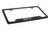 Black Coated Metal License Plate Frame with Exposed Chrome Mustang GT Logo