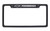 Chevy Performance Black Coated License Plate Frame in Exposed Chrome Imprint— Top Engraved Frame
