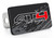 Black Powder Coated Rectangular Hitch Cover with UV Printed AT4 Logo
