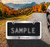 Chrome Plated License Plate Frame with Cadillac Logo