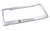 Chrome Plated License Plate Frame with Cadillac Logo