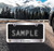 Chrome Plated License Plate Frame with Cadillac Dual Logo