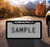 Black Coated License Plate Frame with Exposed Chrome Denali Logo