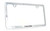 Acura Logo Chrome Plated Metal License Plate Frame - Thin Rim Frame