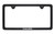 Acura Logo Black Coated Metal License Plate Frame - Thin Rim Frame