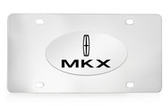 Lincoln MKX Chrome Plated Solid Brass Emblem On a Stainless Steel Plate