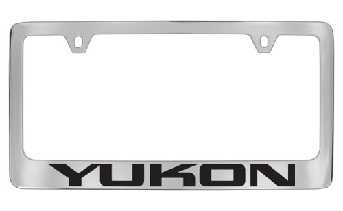 GMC Yukon Chrome Plated Solid Brass License Plate Frame Holder with ...