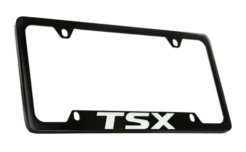 Acura TSX Officially Licensed Black License Plate Frame Holder
