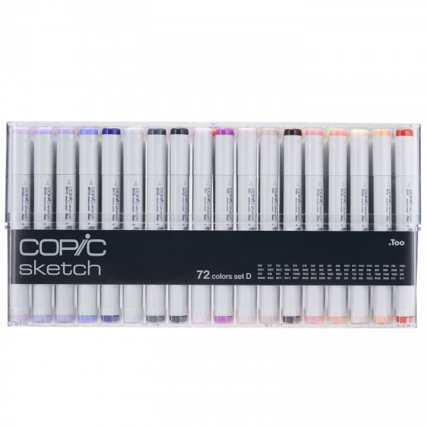 Copic Sketch Markers 72 Set D - Copic Shop