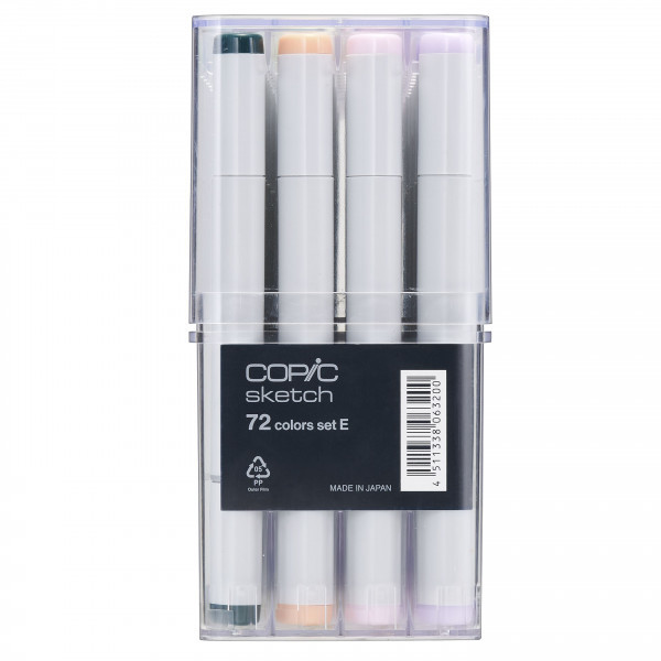 Copic Sketch Markers 72 Set E - Copic Shop