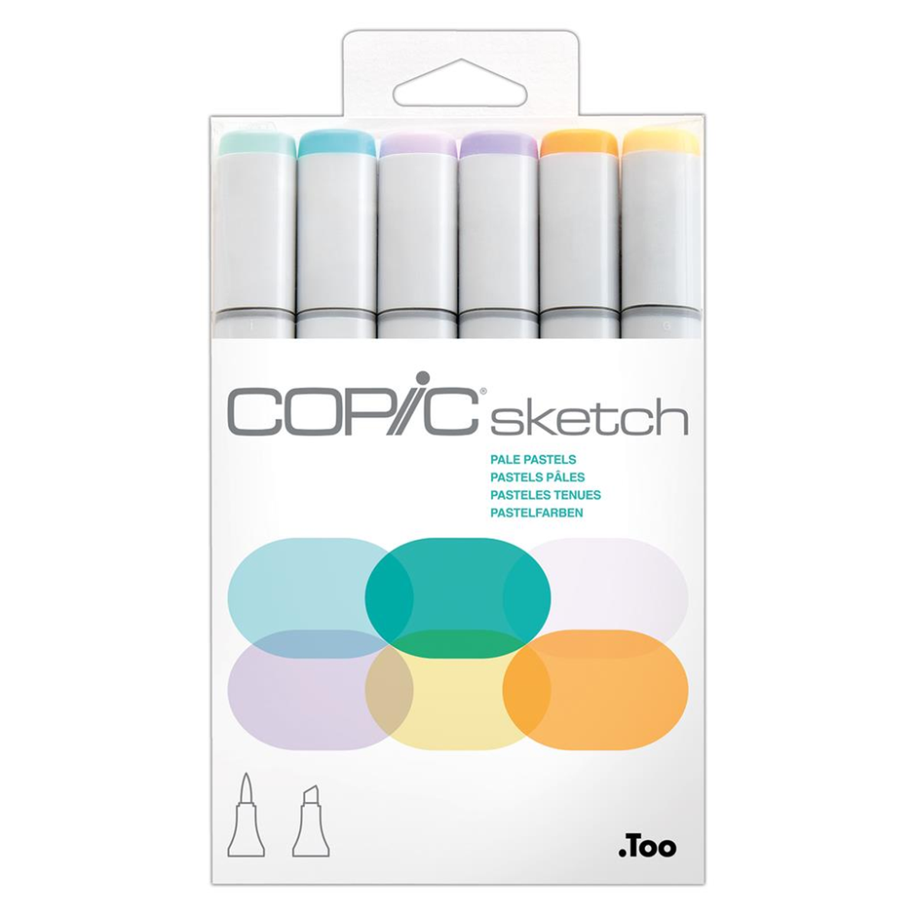 Basic 12 Copic Sketch Markers Swatches and Blending  YouTube