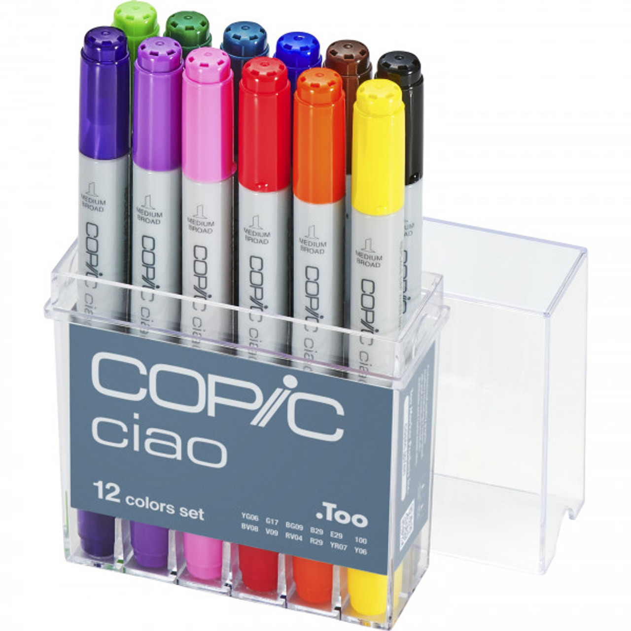 Copic Ciao 5+1 Marker Set - Skin Tones (Pack of 5 + Multiliner Pen)