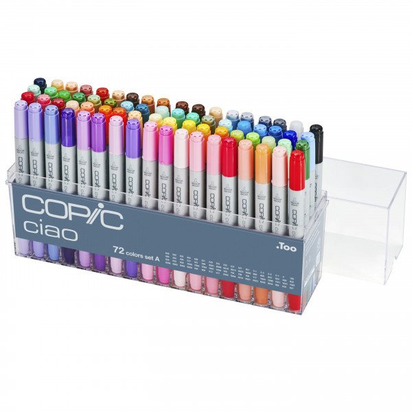 Copic Ciao Markers 72 Pen Set A - Copic Shop
