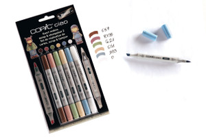 COPIC CIAO 5 + 1 - SCRAP & STEMPELSET 2