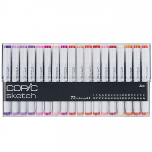 COPIC SKETCH MARKER 72 COLOUR SET A COPIC SKETCH MARKER 72 COLOUR SET A