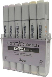 Copic Sketch 12 Pen Set - Ex-Set 4