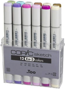 Copic Sketch 12 Pen Set - Ex-Set 5