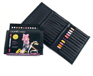 COPIC CIAO 12 PEN WALLET SET - SKIN TONES PORTRAIT COLOURS - Copic