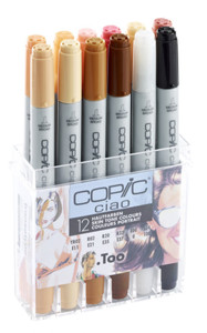 Copic Ciao 12 Pen Set - Skin Tones Copic Ciao 12 Pen Set - Skin Tones