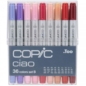 COPIC CIAO 36 PEN SET - 36 B COPIC CIAO 36 PEN SET - 36 B