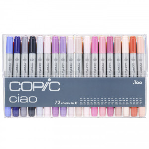 COPIC CIAO 72 PENS SET B COPIC CIAO 72 PENS SET B