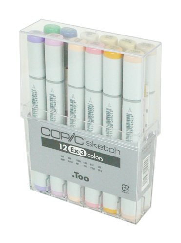 Copic Sketch 12 Pen Set - Ex-Set 3