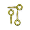 Screw Eyes #210 Brass Plate 1-3/16  long