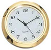 White Face Arabic 2 Inch (50mm) Clock Fit Up Inserts