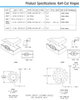 Medium Kerf Hidden Hinge - No Screws Needed