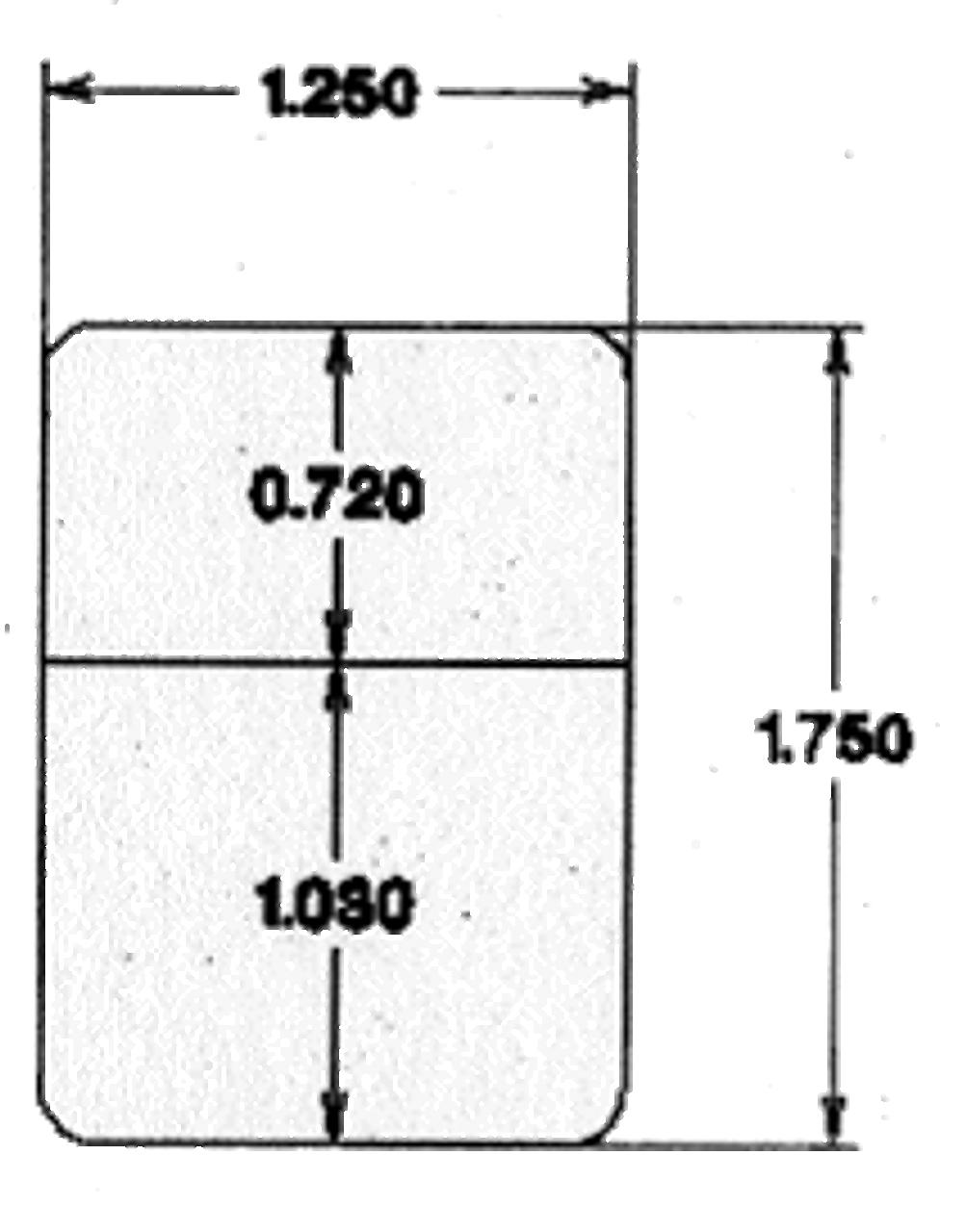 Box Lid Latch/Catch With Keyed Lock Nickel Hidden Hole size diagram