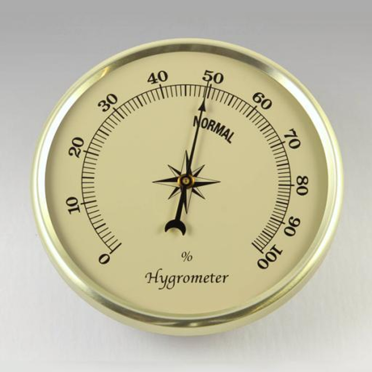 2-3/4 ivory hygrometer