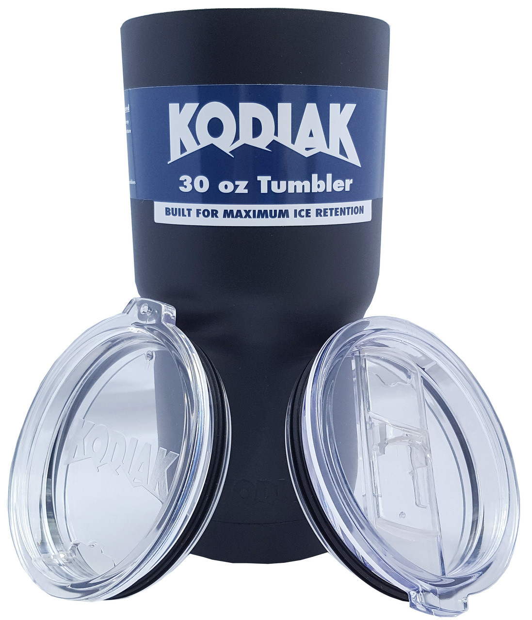 CLEARANCE - 30oz Kodiak Tundra Tumbler w/ 2 Lids - Powder Coated Stainless - FREE SHIPPING!