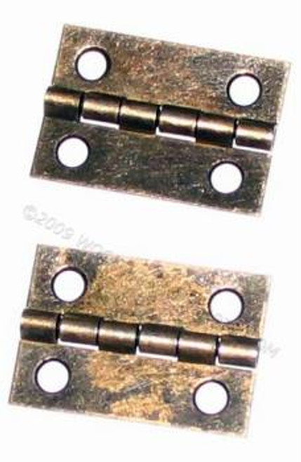 1 x 1-1/2 Antique Brass Hinge 1 x 1-1/2 Antique Brass Hinge