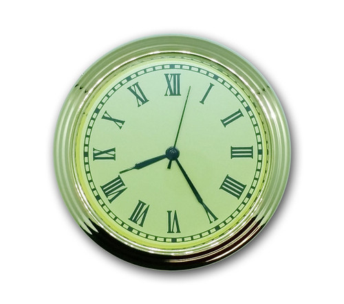 2 Inch (50mm) Ivory Roman Clock Insert/Fit Up