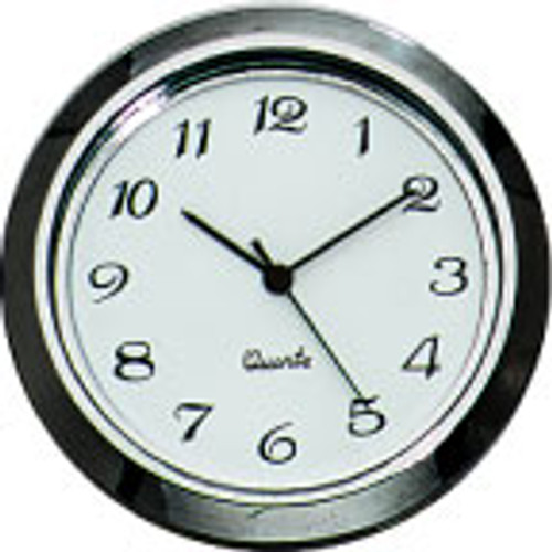 Gun Metal Arabic 1-7/16 (36mm) Clock Fit-Up Insert