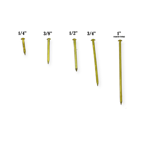 Number 20 x 1 inch Solid Brass Escutcheon Pin Number 20 x 1 inch Solid Brass Escutcheon Pin