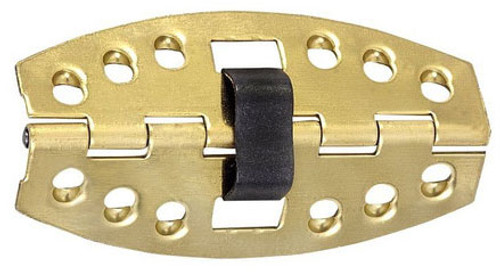 Offset kerf hinge w/spring