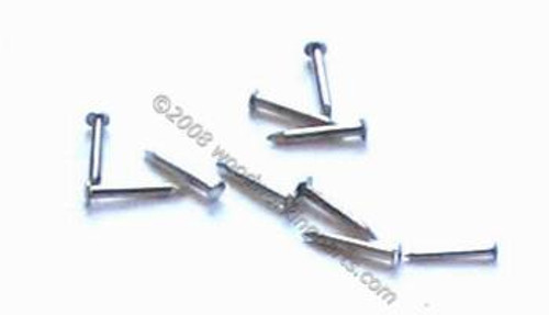 Number 20 x 3/8 Nickel Escutcheon Pin Number 20 x 3/8 Nickel Escutcheon Pin