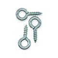 Screw Eyes 210 1/2 Zinc Plate Silver Color 1 long