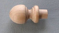 Hardwood Wood Finials 1-1/2 High x 3/4 diameter