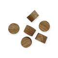 Oak Face/Side Grain Flat Top Plugs 3/8 and 1/2