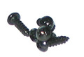 6 x 1/2 Black Round Head Screw