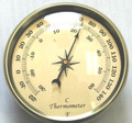 3 1/2 (90mm) Thermometer Gold Insert/Fit Up