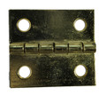 1-1/2 x 1-3/8 Brass Plated Butt Hinge