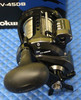 Okuma Convector Linecounter Reel CV 45DB  Pre-spooled With 30# SUPER Copper, 20# Solar Green Backing, 50 Feet 20# Mono Leader CHOOSE YOUR COPPER LENGTH!