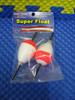 Rainbow Plastics Super Float  Red/White Weighted Double X Tackle 2-Pack SF-225W