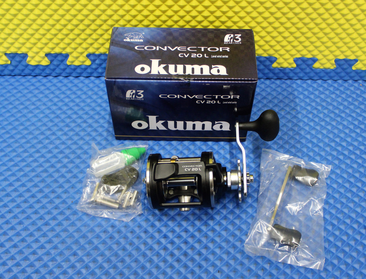 Okuma Convector Star Drag Left-handed Line Counter Reel (25/310