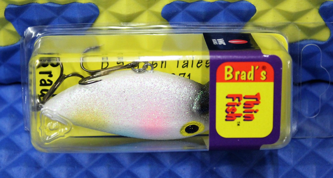 Brad's ThinFish Green Speck (UV); 2 3/4 in.